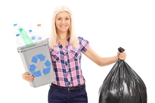 Local Bermondsey recycling center handling construction waste